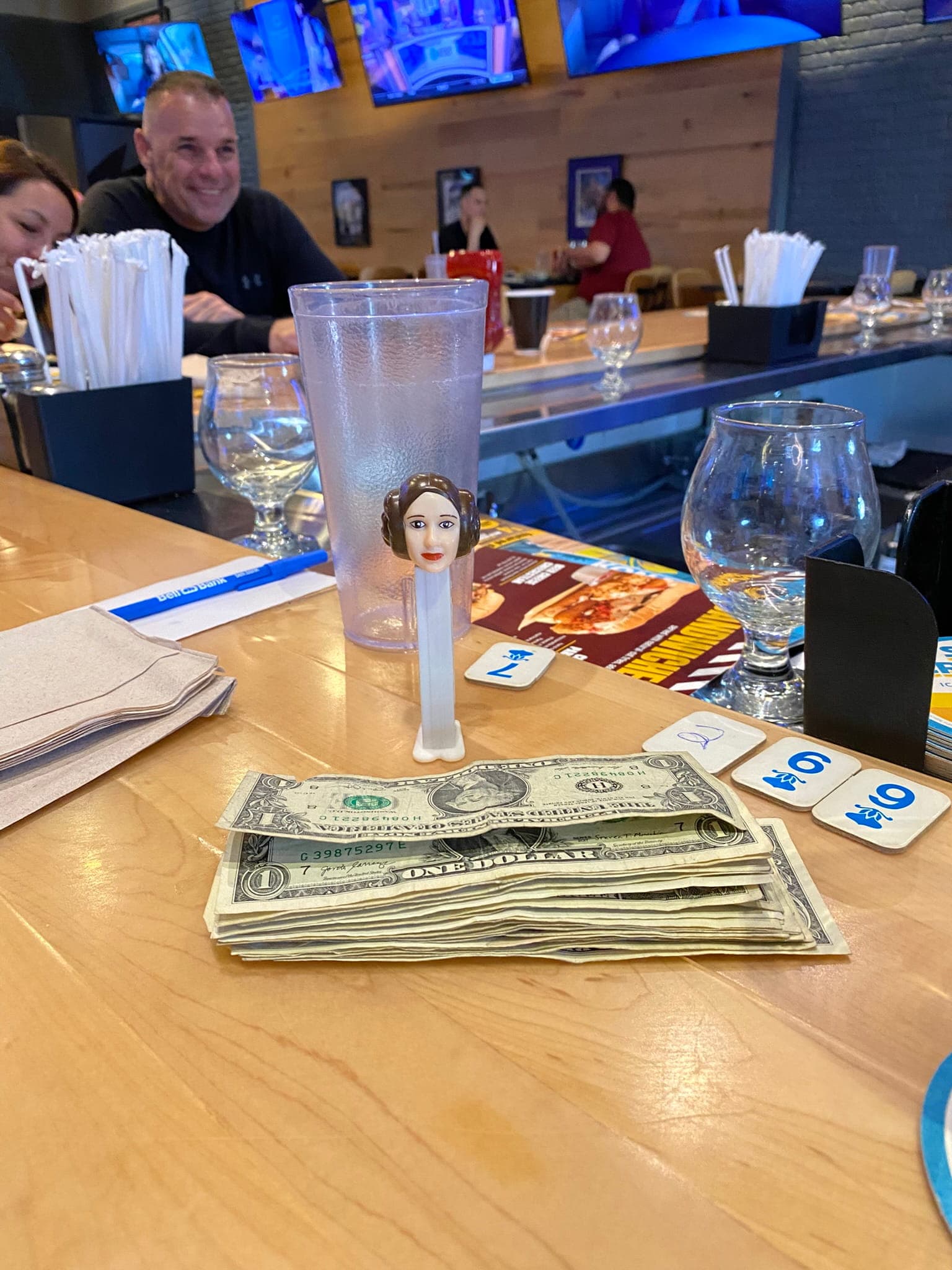 Princess Leia at Buffalo Wild Wings